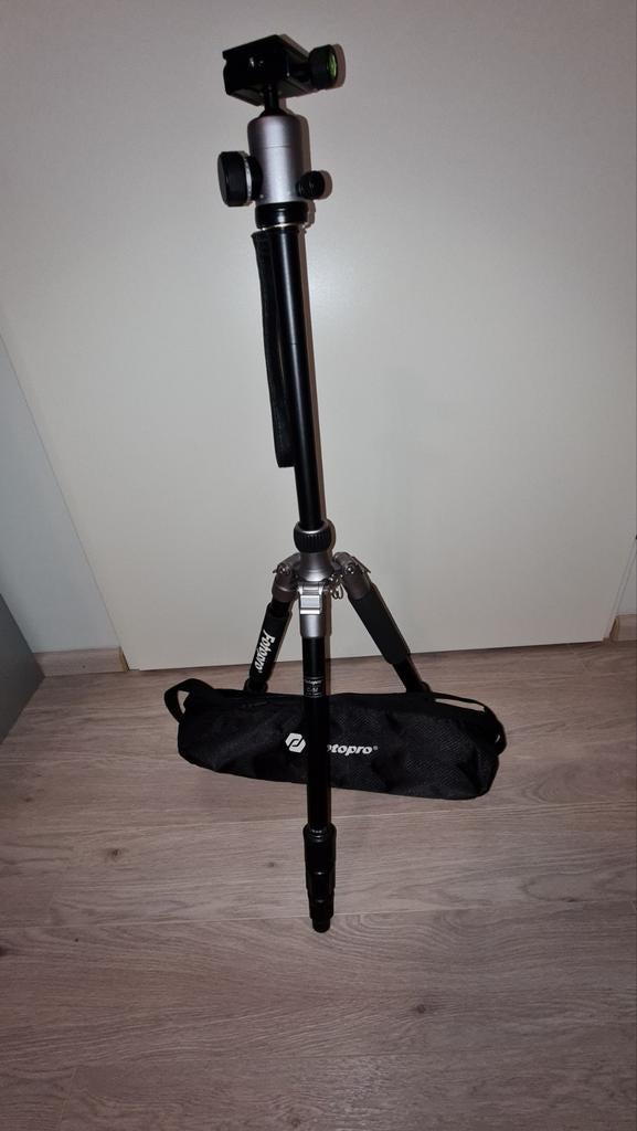 Fotopro C-5i Tripod Professioneel Statief (Topstaat!), Audio, Tv en Foto, Fotografie | Statieven en Balhoofden, Ophalen of Verzenden
