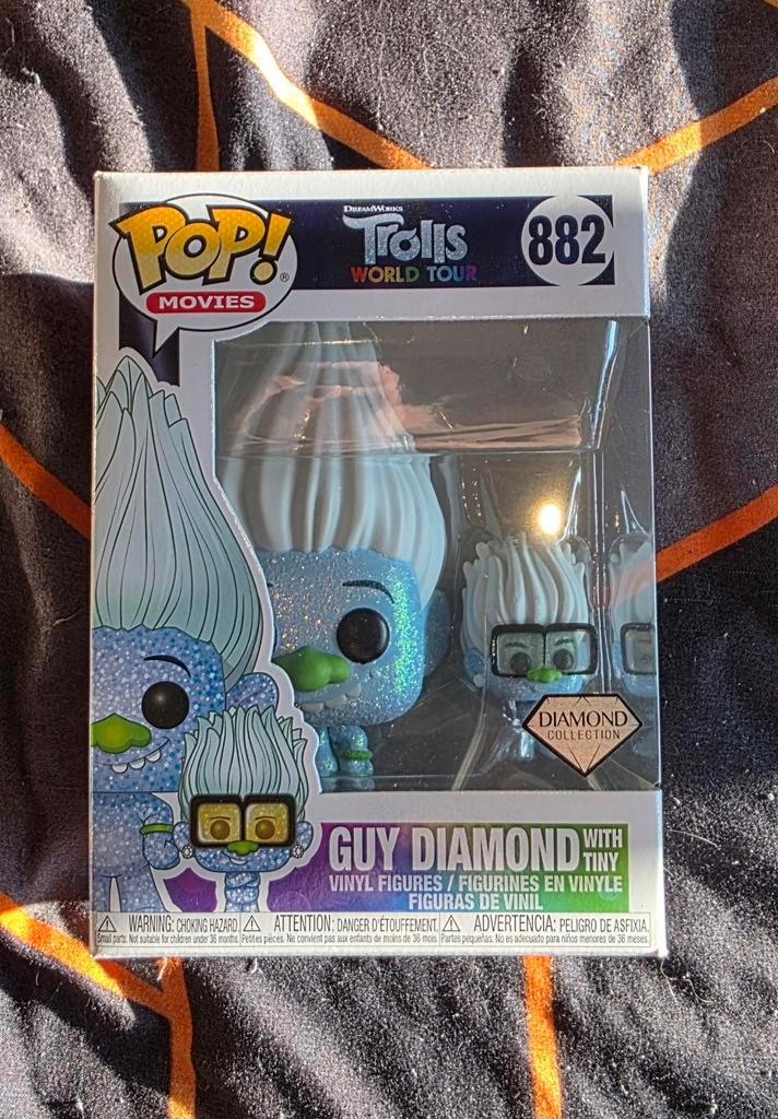 Funko Pop Trolls - Guy Diamond #882 Diamond Collection, Kinderen en Baby's, Speelgoed | Overig, Nieuw, Jongen of Meisje, Ophalen of Verzenden