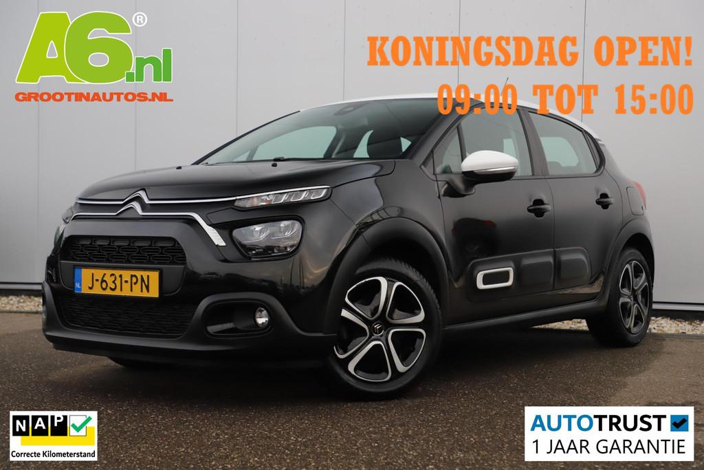 Citroen C3 1.2 PureTech Feel Navigatie Carplay Android Clima, Auto's, Citroën, Voorwielaandrijving, 83 pk, Euro 6, 1199 cc