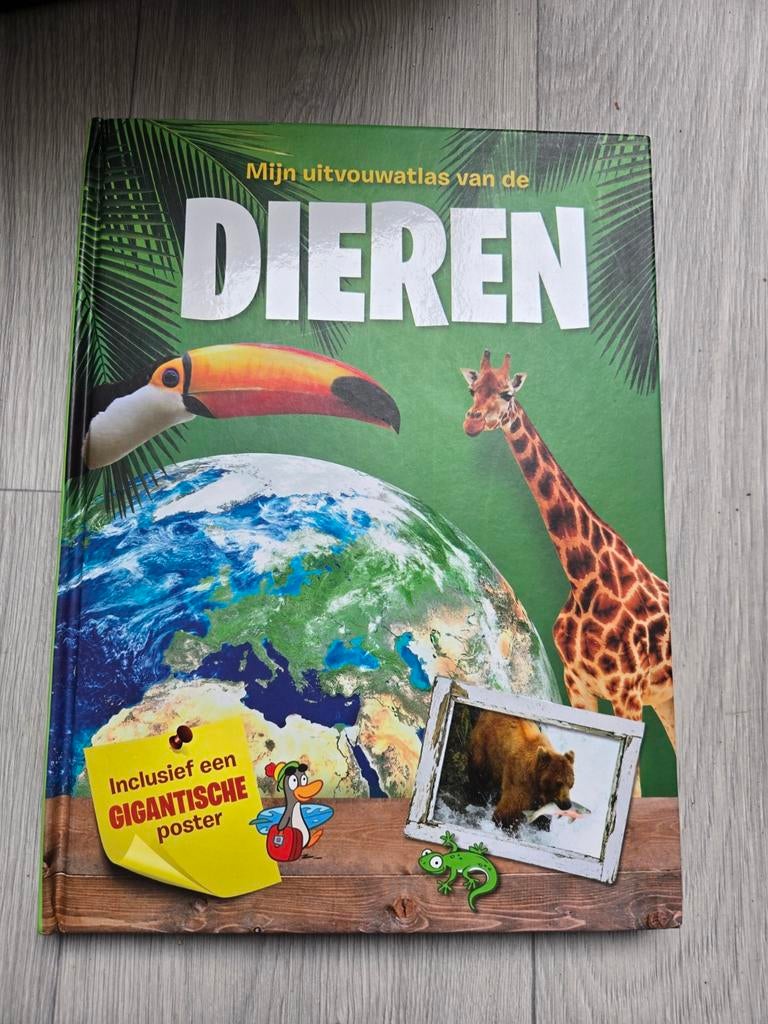 Mijn uitvouwatlas van de Dieren - Educatief kinderboek, Boeken, Ophalen of Verzenden, Zo goed als nieuw, Onbekend, Non-fictie