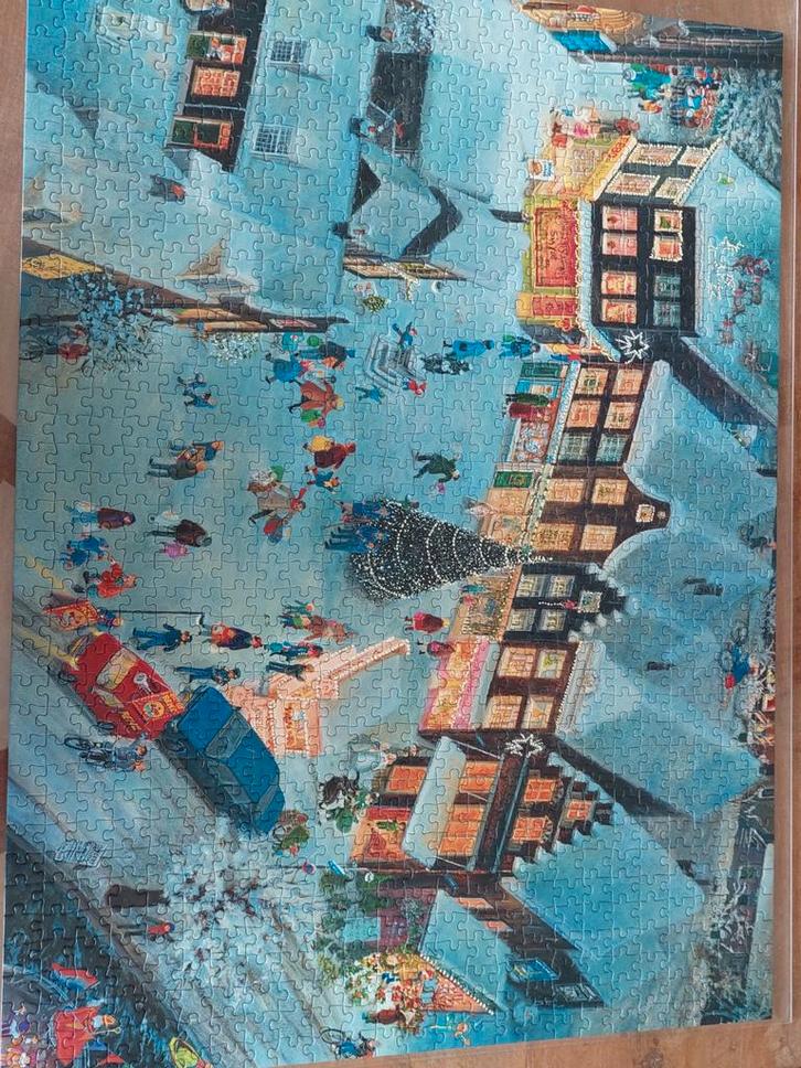 Puzzel 1000 stukjes Charlotte Dematons kerstboom, Hobby en Vrije tijd, Denksport en Puzzels, Nieuw, 500 t/m 1500 stukjes, Ophalen of Verzenden