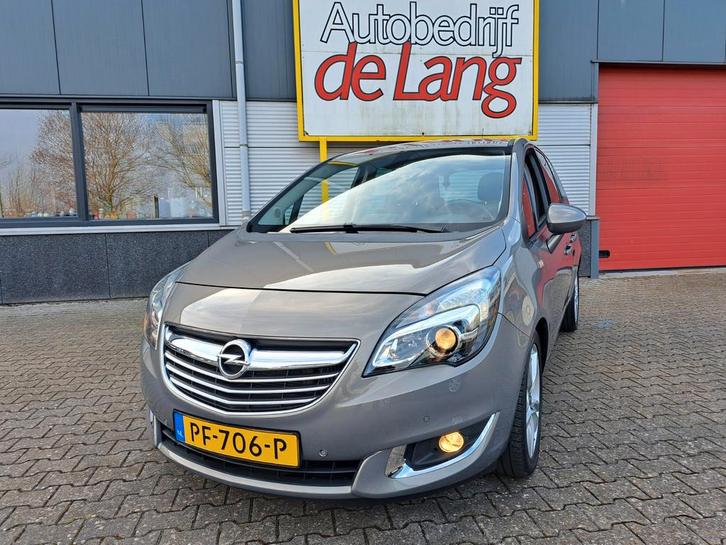 Opel Meriva 1.4 Turbo autm. weinig km.trekhaak camera zeer m, Auto's, Opel, Particulier, Te koop, Meriva, ABS, Achteruitrijcamera