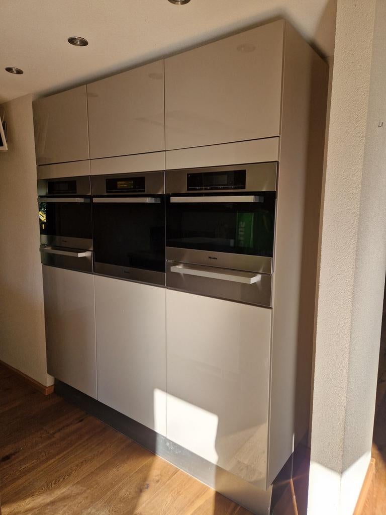 Keukenblok, Huis en Inrichting, Keuken | Complete keukens, Ophalen, Zo goed als nieuw, Wit, Enkelwandige keuken