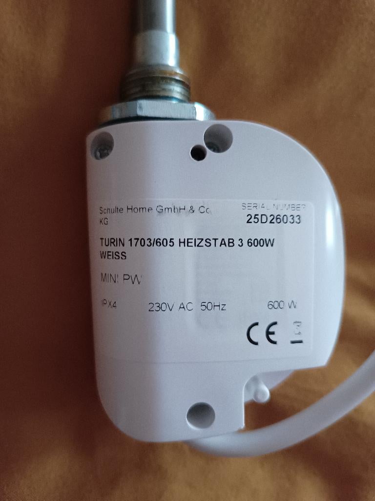 Verwarmingselement elektrische radiator, Doe-het-zelf en Verbouw, Verwarming en Radiatoren, Thermostaat, 30 tot 80 cm, 500 tot 800 watt