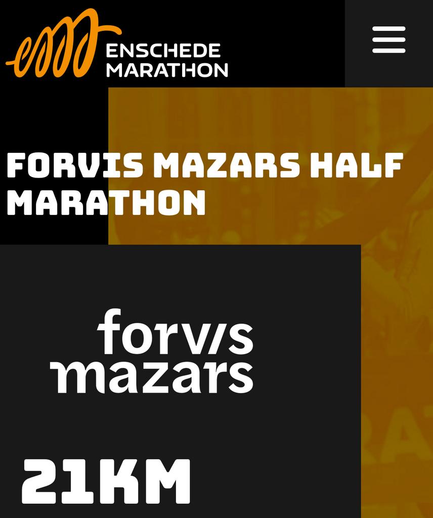 Enschede Forvis Mazars halve Marathon 2026, Overige typen, Nieuw, Hardlopen, Ophalen