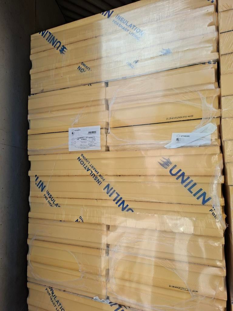 Pir aluminium spouwmuurisolatie isolatie 140mm dik OP IS OP, Ophalen, 12 cm of meer, Nieuw, Hardschuim (Pir)