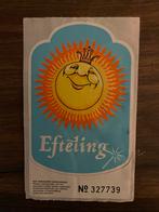 Vintage Efteling Sticker Zon met Kroon - Zeldzaam, Ophalen of Verzenden, Gebruikt, Overige typen