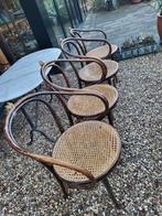 4 Thonet stoelen,, Gebruikt, Bruin, Thonet, Vier