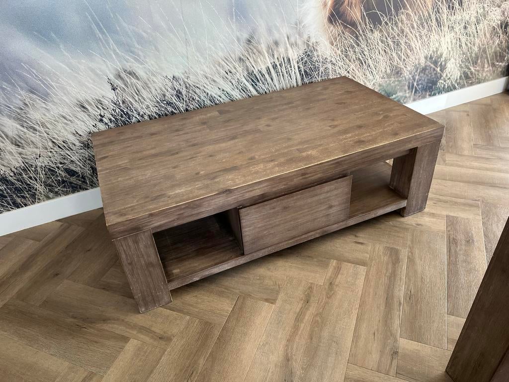 Salontafel Montreal Pronto - Mango hout, Huis en Inrichting, Kasten | Dressoirs, Ophalen, Gebruikt, 100 tot 150 cm, Overige houtsoorten