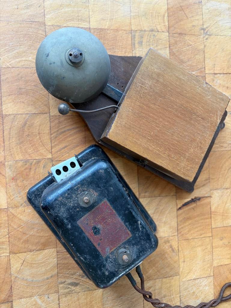 Antieke deurbel met trafo, Ophalen of Verzenden, Gebruikt