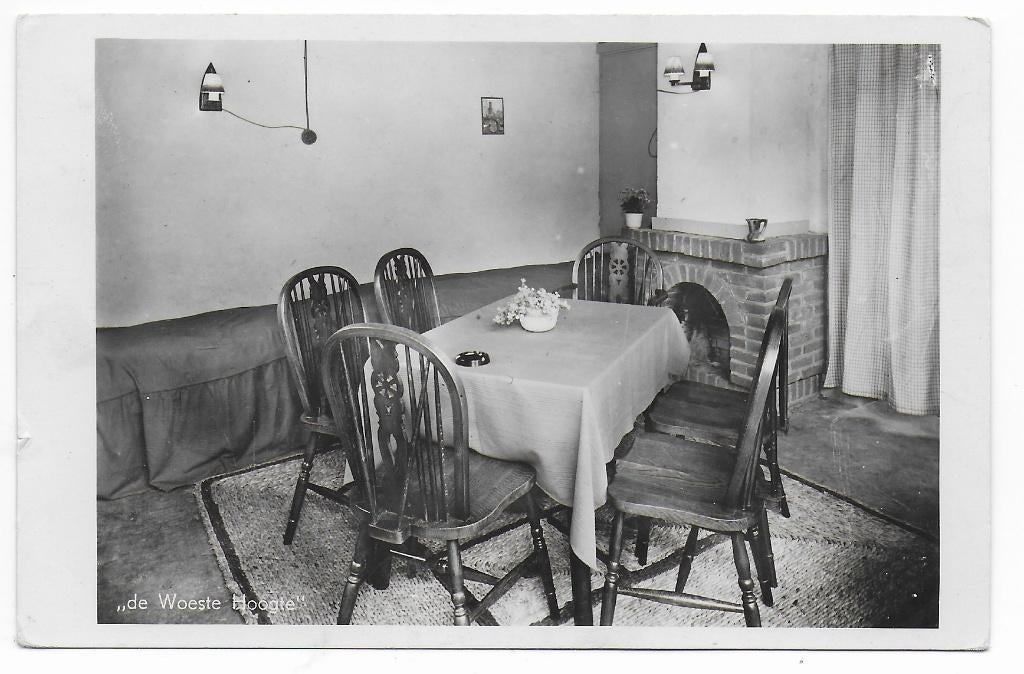 Hoenderlo De Woeste Hoogte Ansichtkaart uit 1953( B7248), Verzamelen, Ophalen of Verzenden, 1940 tot 1960, Gelopen