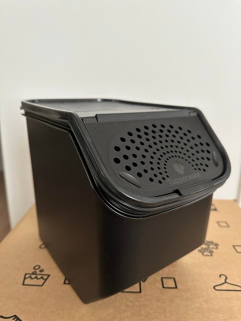 Tupperware aardappelbak zwart, Ophalen, Nieuw, Bus of Trommel