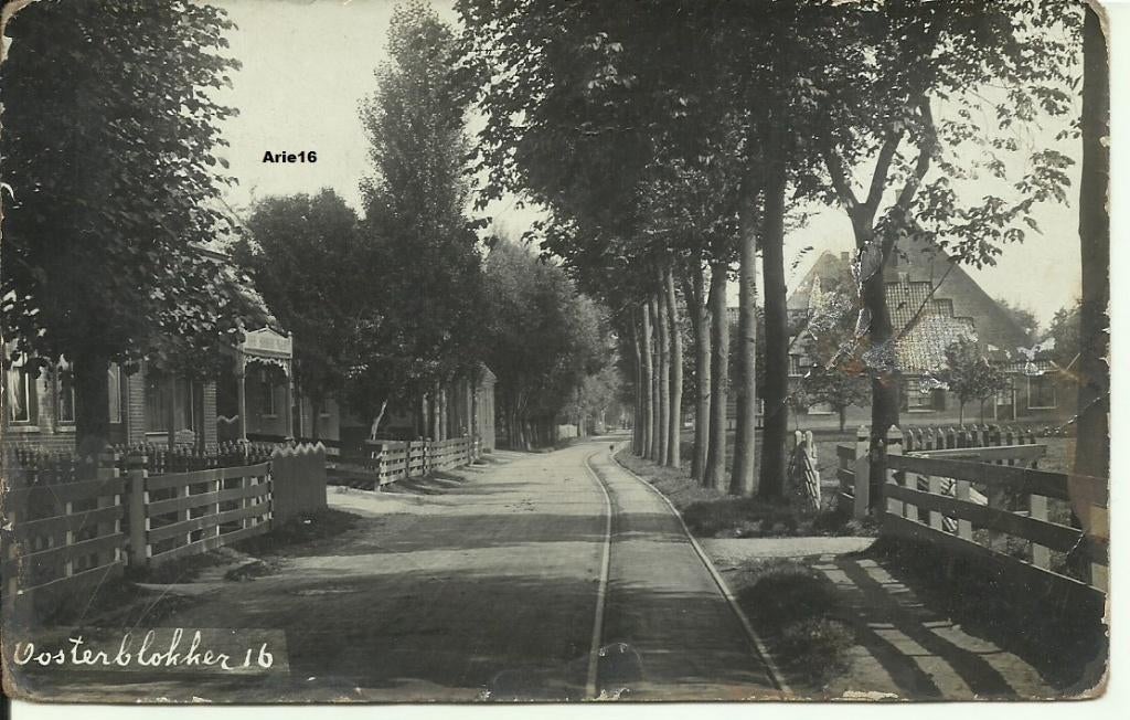 Oosterblokker, Verzamelen, Ansichtkaarten | Nederland, Verzenden, Voor 1920, Gelopen, Noord-Holland