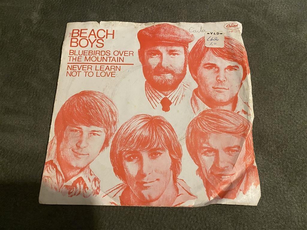 The beach boys bluebirds over the mountain never learn not t, Verzenden, Zo goed als nieuw, Pop