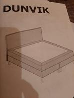 Gezocht hoofdbord (zonder hoes)voor DUNVIK Ikea 160cm breed., Ophalen, Tweepersoons, 160 cm, Dunvik