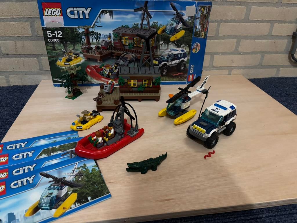 Lego set 60068 moeras boeven en politie, Ophalen of Verzenden, Zo goed als nieuw
