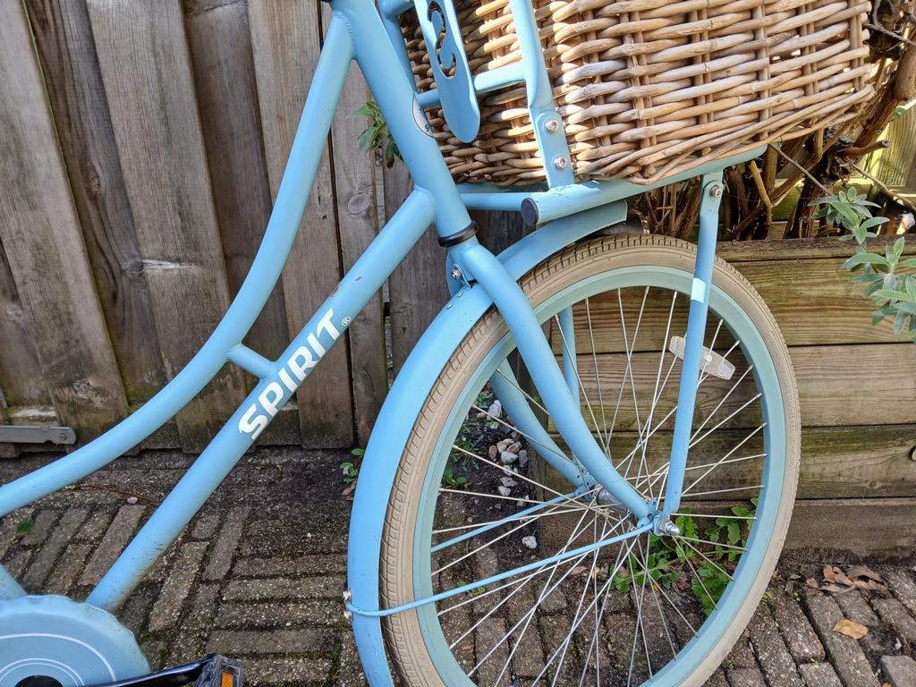 Spirit kinderfiets met mandje, Fietsen en Brommers, Fietsen | Kinderfietsjes, Ophalen, Gebruikt, 20 inch of meer