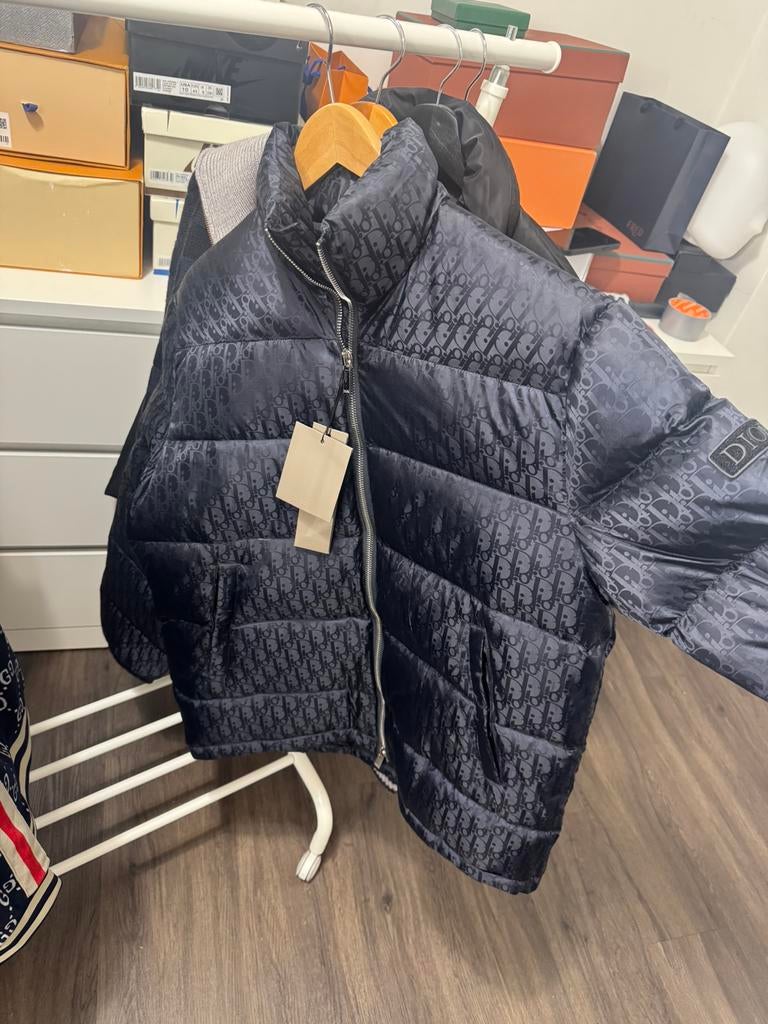 Dior Obelique Coat Blue, Ophalen of Verzenden, Nieuw, Blauw