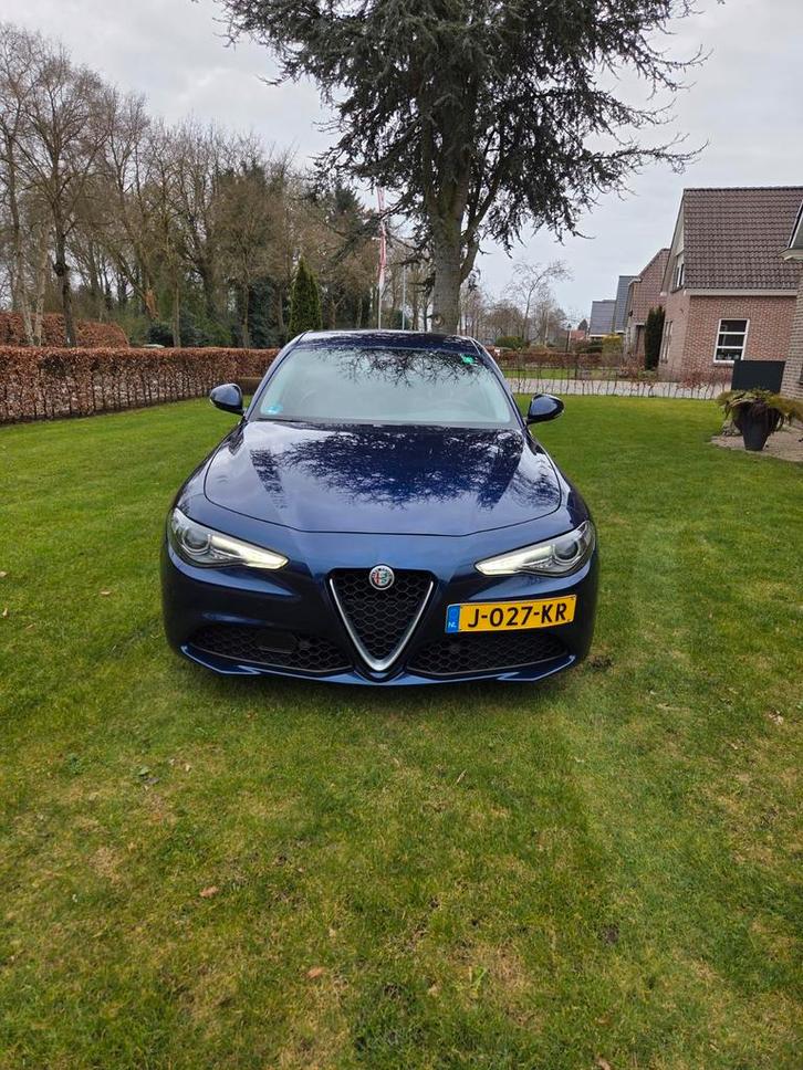 Alfa Romeo Giulia 2.2 JTD 150pk 2017 Blauw, Auto's, Alfa Romeo, Particulier, Giulia, ABS, Achteruitrijcamera, Adaptieve lichten