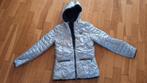 Vingino winterjas maat 12 = maat 146 zilver en blauw, Gebruikt, Meisje, Ophalen of Verzenden, Vingino