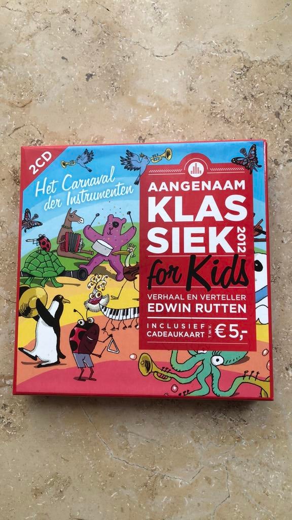 Aangenaam klassiek for kids ( kinderen) 2 CD’s, Ophalen, Classicisme, Nieuw in verpakking, Overige typen