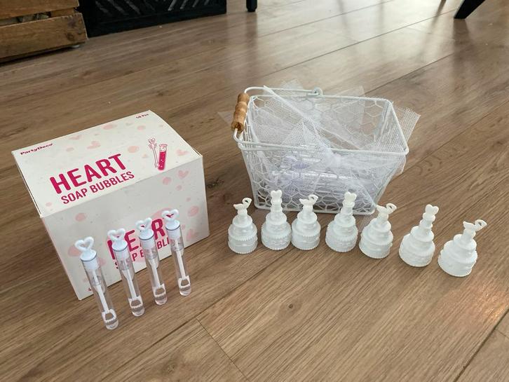 Hartjes Bellenblaas - Bruiloft/Feest, Hobby en Vrije tijd, Feestartikelen, Nieuw, Versiering, Geboorte of Huwelijk, Ophalen of Verzenden