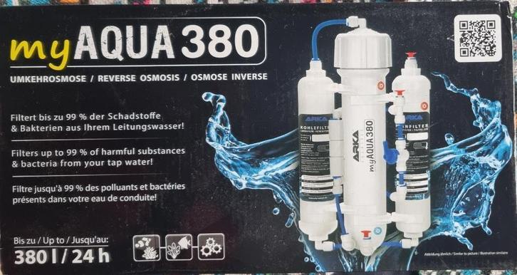 Arka myAqua 380 omgekeerde osmose 380L/dag, Dieren en Toebehoren, Vissen | Aquaria en Toebehoren, Gebruikt, Overige typen, Ophalen
