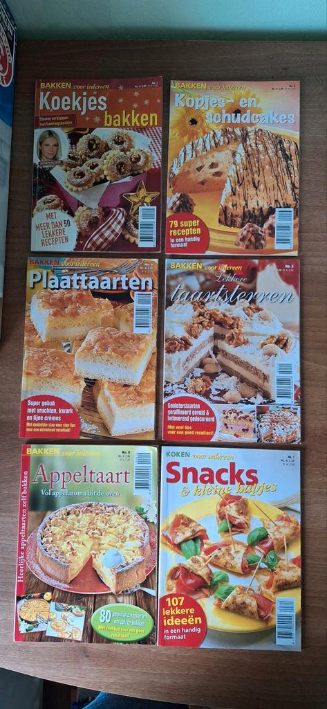 Bakken voor Iedereen - 6 Kookboekjes Set, Boeken, Kookboeken, Gelezen, Tapas, Hapjes en Dim Sum, Taart, Gebak en Desserts, Europa