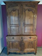 ZEER MOOIE NORMANDISCHE BUFFETKAST - 18e EEUW - EIKEN KAST, Antiek en Kunst, Curiosa en Brocante, Ophalen