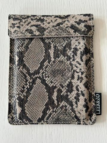 leren slangenprint hoes e-reader 17x13 cm beschikbaar voor biedingen