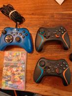 Mario Kart 8 Deluxe + Controllers Nintendo Switch, Spelcomputers en Games, Games | Nintendo Switch, Racen en Vliegen, Ophalen of Verzenden