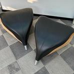 Leolux Voetenbankjes - Set van 2, Ophalen, Gebruikt, Leer, Overige vormen