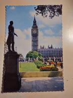 Londen, Engeland parliament square jaren 50, Verzamelen, Ansichtkaarten | Buitenland, 1940 tot 1960, Gelopen, Ophalen of Verzenden