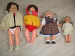 4 verschillende oude baby poppen samen €25.00 verschill afm., Antiek en Kunst, Antiek | Speelgoed, Ophalen of Verzenden