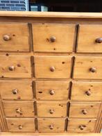 Massief grenen ladekast 15 lades, Huis en Inrichting, Kasten | Ladekasten, Ophalen, RoDeKo Volendam, R.kooij65@gmail.com, 100 tot 150 cm