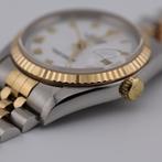 Rolex Datejust 36mm – Ref. 16233 – Witte Romeinse dial, Ophalen, Staal, Gebruikt, Rolex