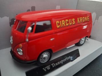 Volkswagen T2 Samba VAN Circus Krone 
Schaal 1:43  beschikbaar voor biedingen