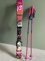 K2 Meisjes Ski's 88cm + Stokken - Top Set!, Gebruikt, Carve, Skiën, Minder dan 100 cm