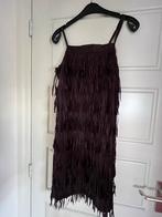 Charleston jurk, paars, kort. Maat 36, Ophalen of Verzenden, Zo goed als nieuw, Maat 36 (S), Carnaval