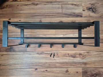 Kapstok Rimello zwart staal 5 haken 22x70x29 cm beschikbaar voor biedingen