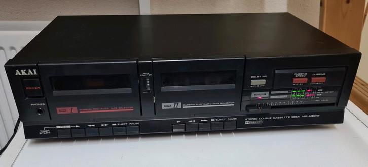 Akai hx-a301w cassettedeck, Audio, Tv en Foto, Cassettedecks, Akai, Ophalen of Verzenden