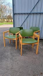 Vintage stoelen., Twee, Ophalen of Verzenden, Bruin, Zo goed als nieuw