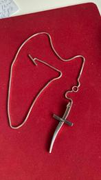 925 zilver ketting met kruis esprit 41 cm, Ophalen of Verzenden, Zo goed als nieuw, Zilver
