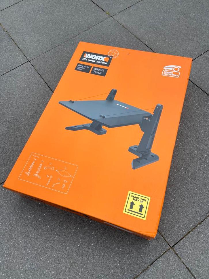 WORX WA0825 garage landroid vision robotmaaier, Tuin en Terras, Robotmaaiers, Nieuw, Minder dan 20 cm, Ophalen of Verzenden