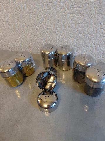 Metalen Zout & Peper Set - OP=OP! beschikbaar voor biedingen