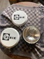 Oldtimer 2 oscar Cibie verstralers met covers diameter 18 cm, Ophalen of Verzenden, Gebruikt