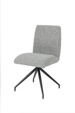 Eetkamerstoel Guus in een grijze bouclé stof, Ophalen, Nieuw, Metaal, Vijf, Zes of meer stoelen