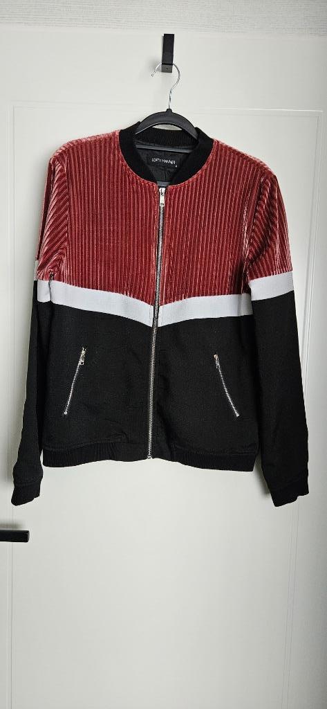Lofty Manner bomberjasje, Kleding | Dames, Jasjes, Kostuums en Pakken, Zo goed als nieuw, Jasje, Maat 38/40 (M), Zwart, Ophalen of Verzenden