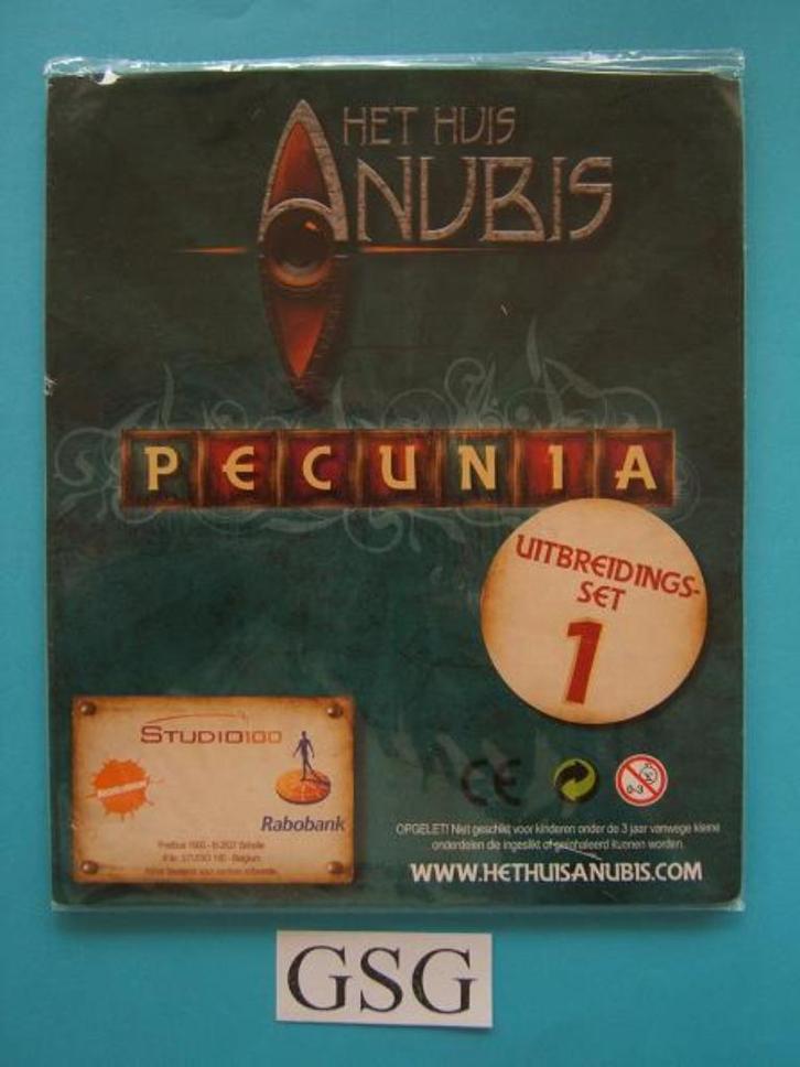 Het huis Anubis Pecunia uitbreidingsset 1 nr. 60143-02, Hobby en Vrije tijd, Gezelschapsspellen | Overige, Zo goed als nieuw, Ophalen