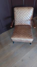 Leren Fauteuil, Ophalen of Verzenden, Zo goed als nieuw